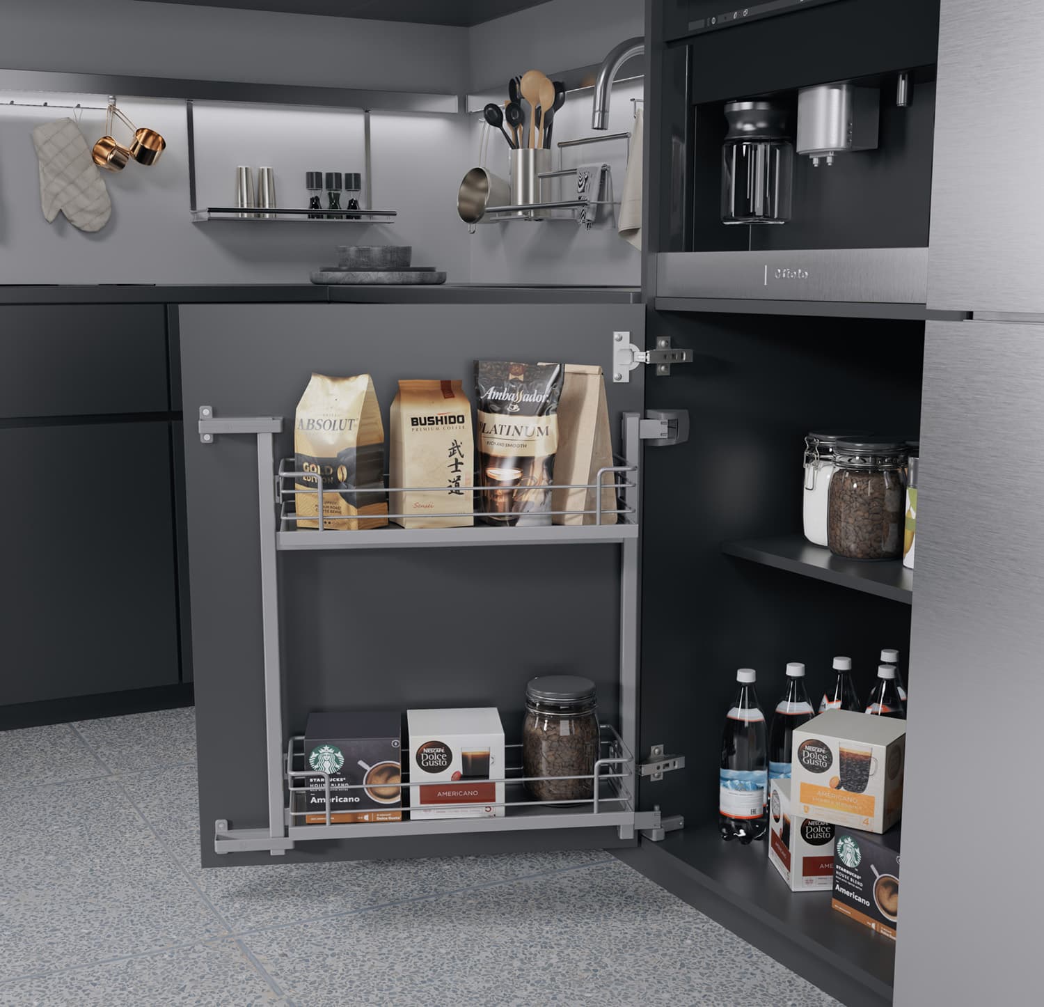 Tandem side III - Horní skříňky 2